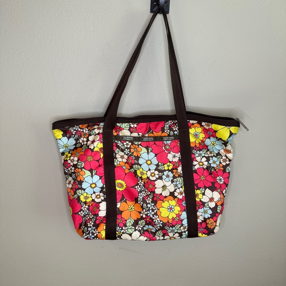 Lesportsac women's large floral print Tote Bag